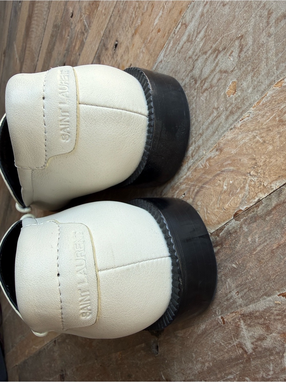 SAINT LAURENT Le Loafer in Pearl - Picture 7 of 9
